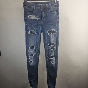 American Eagle next level stretch hi-rise Jeggings jeans